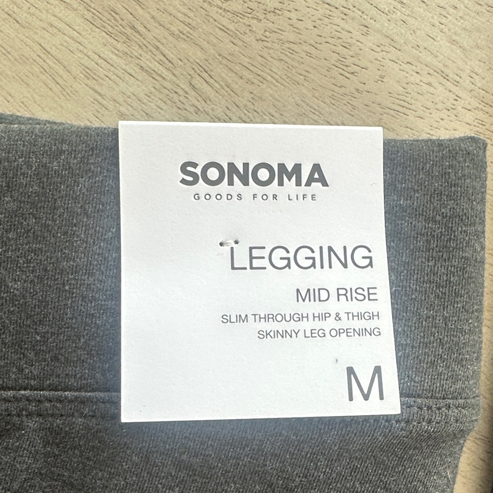 Set of 2 Sonoma Charcoal and Jet Black Leggings - Picture 3 of 7